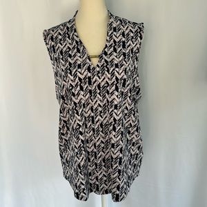 ❤️3/$30 Jones New York Sleeveless Blouse